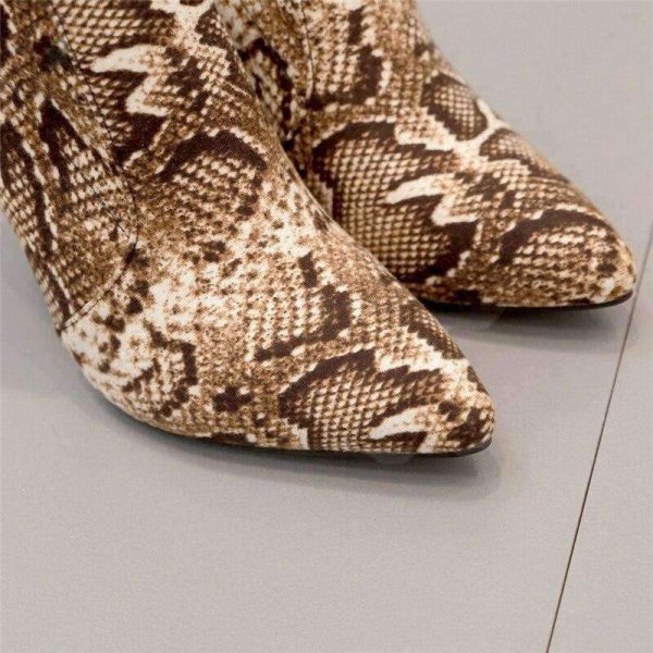 Cuissardes femme motif serpent chic