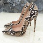 Escarpins serpent à talons pour une allure sophistiquée