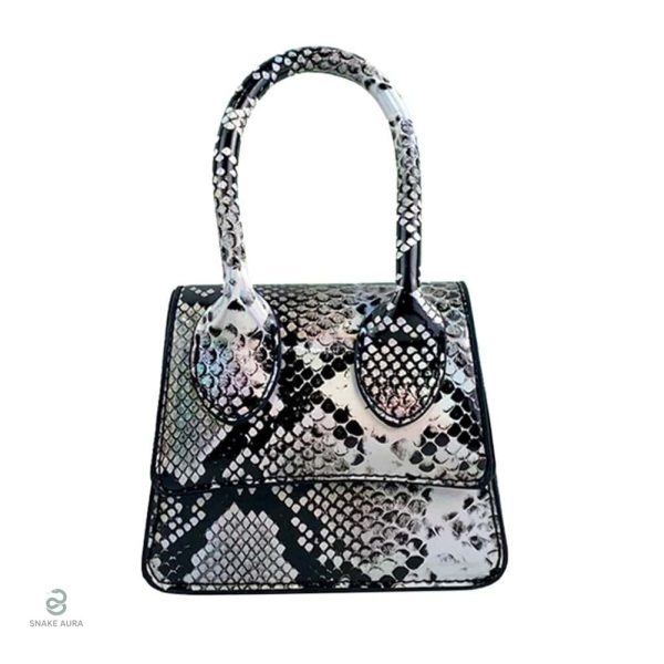Sac serpent petite taille en simili cuir élégant