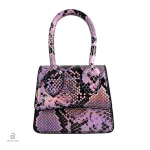 Sac Serpent Rose Petite Taille, élégant et tendance pour tous les jours
