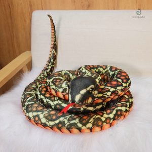 Peluche serpent coloré tendre et amusante pour les enfants