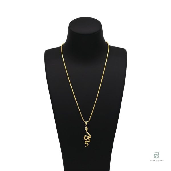 Collier serpent féminin, style sophistiqué