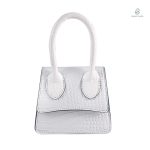 Sac Serpent Blanc Petite Taille, élégant et tendance