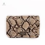 Sac bandoulière serpent beige élégant et tendance