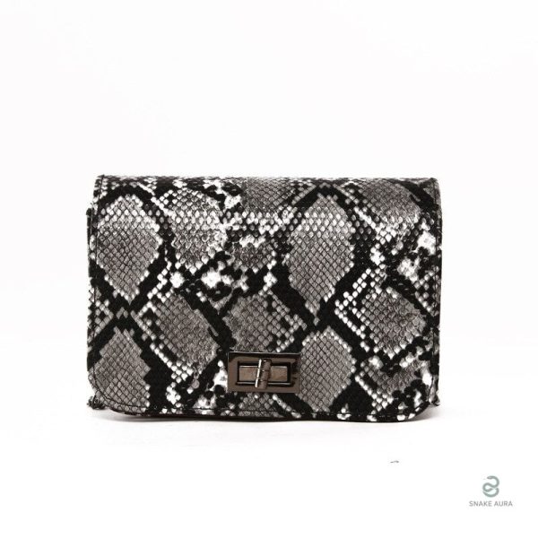 Sac Bandoulière Serpent Noir au design élégant