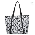 Cabas au motif serpent tendance et moderne