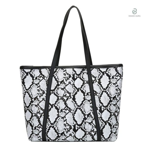 Cabas au motif serpent tendance et moderne