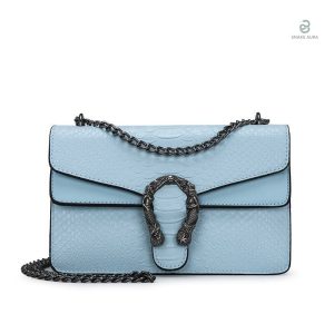 Sac Serpent Bleu élégant pour un look moderne