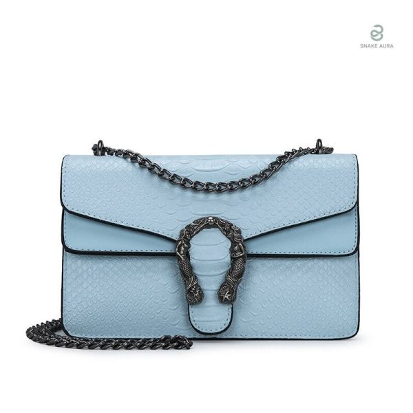 Sac Serpent Bleu élégant pour un look moderne