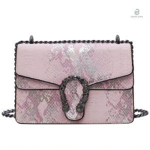 Sac Python Rose élégant et tendance pour un style unique