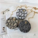 Sac rond serpent, parfait pour l'été