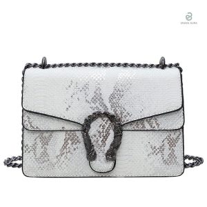 Sac Python Blanc élégant et moderne