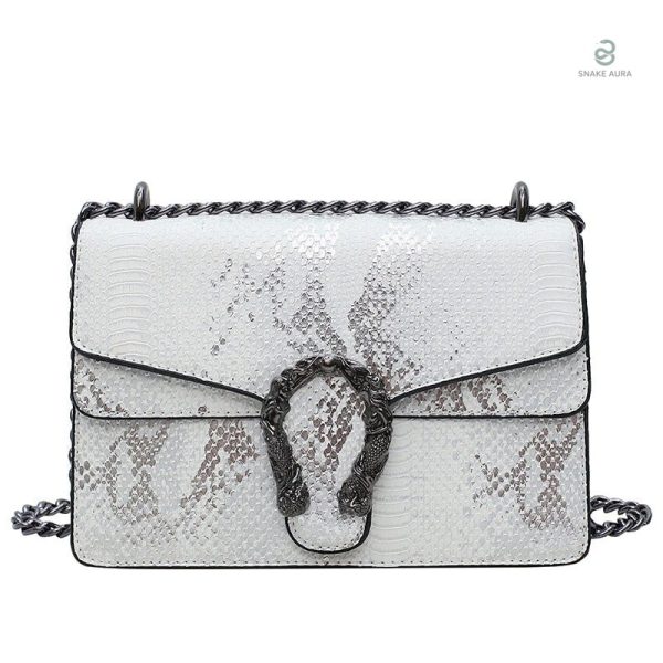 Sac Python Blanc élégant et moderne