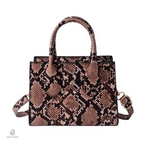 Sac Serpent Marron élégant et tendance pour un look unique