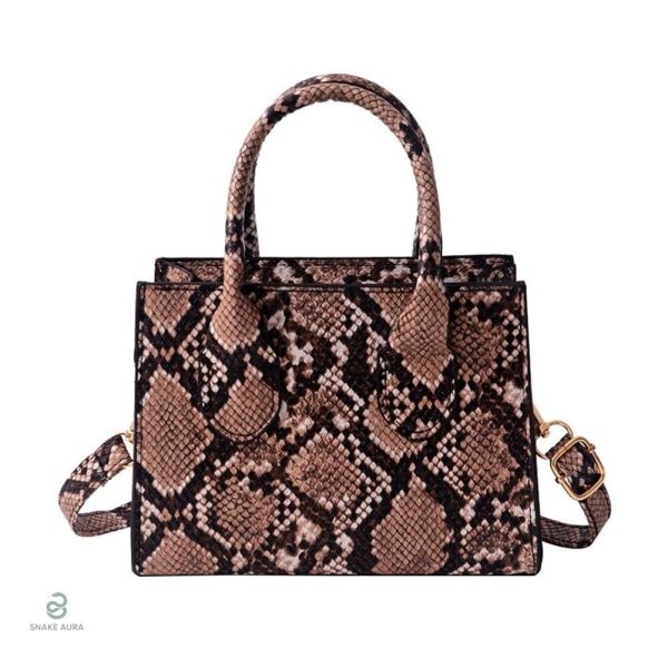Sac Serpent Marron élégant et tendance pour un look unique